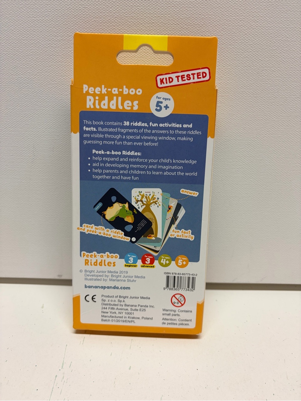 Peek-a-boo Riddles Card Game – Yellow - Picture 5 of 7